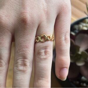 Chic Gold Circle Ring